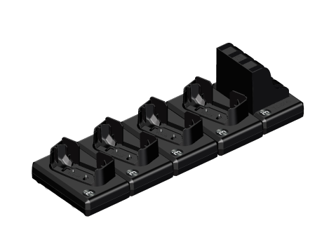 主機充電座 x 4 + 四槽電池充電座 x 1